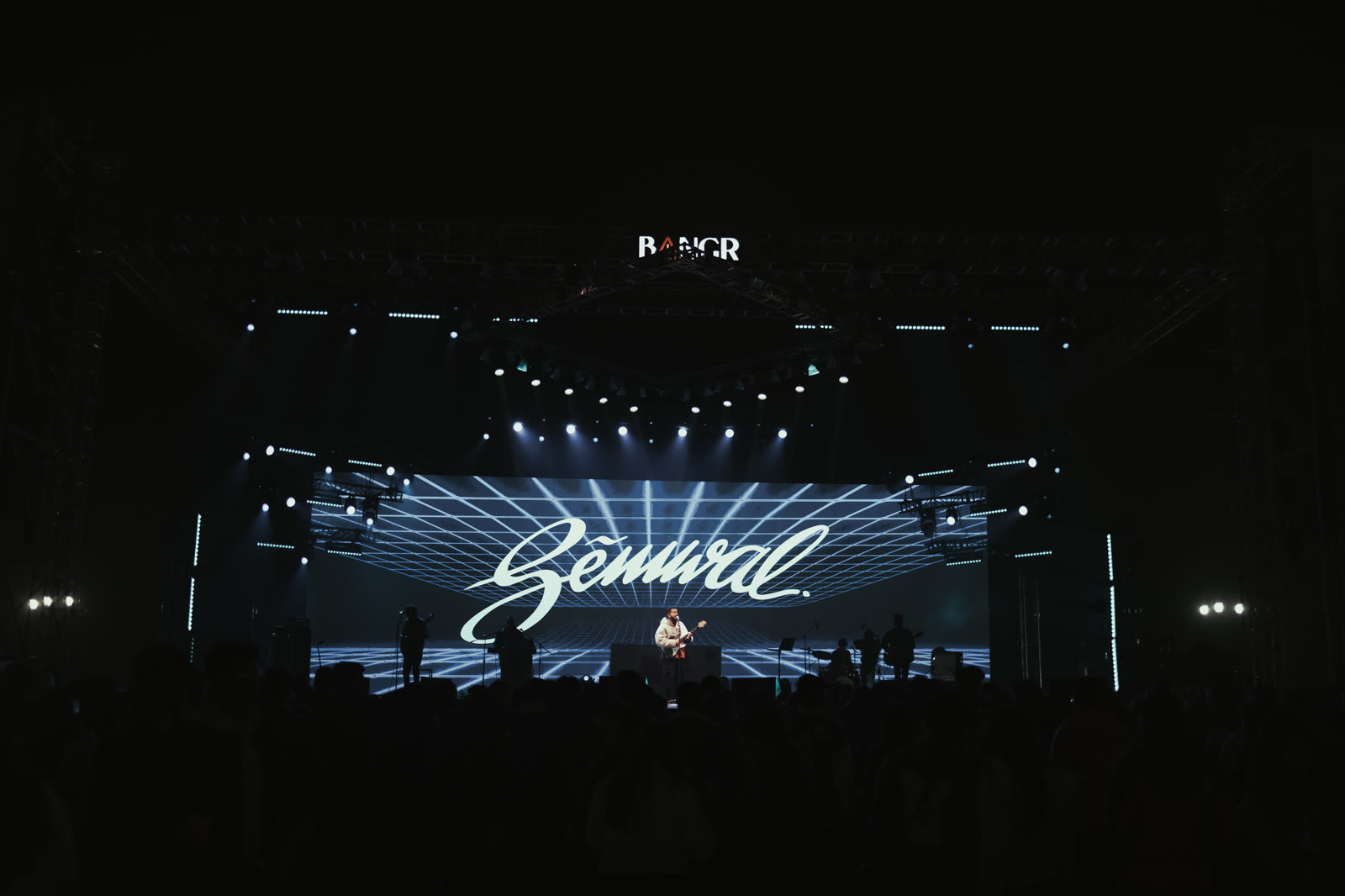 Semwal performing live on stage